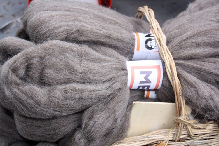 mooie zachte wol van een Merino schaap