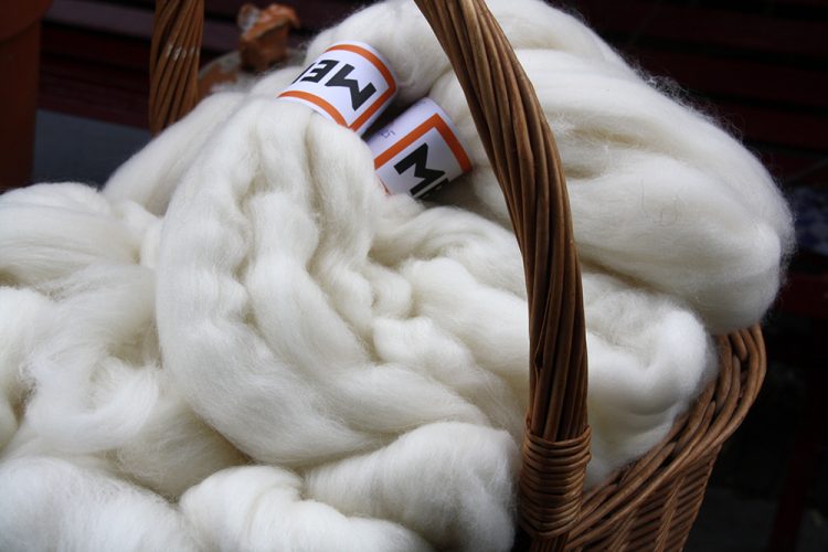 mooie zachte wol van een Merino schaap